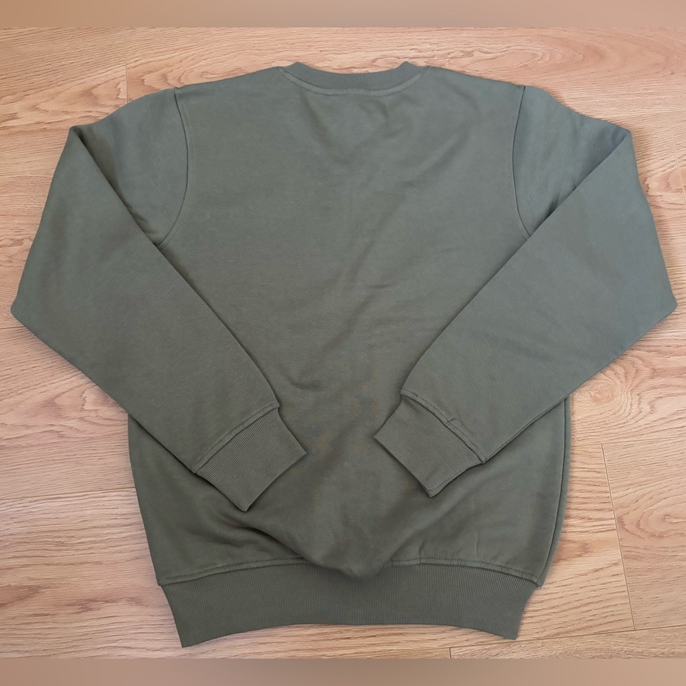 NWT Peace Collective Unisex Olive Canadian Crewneck Sweater - Picture 2 of 8